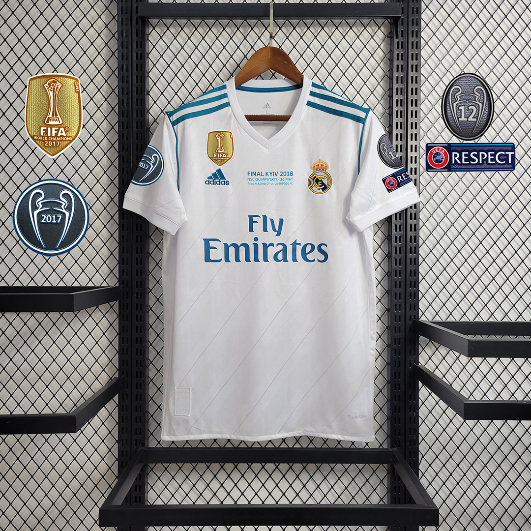 Real Madrid Retro 17-18 Home Shirt